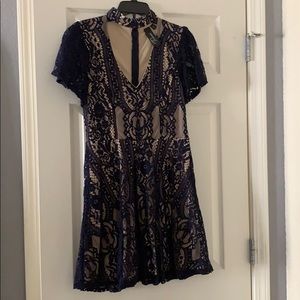 Cocktail dress Electric blue